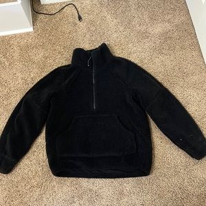 Lululemon Scuba Oversized Fleece funnel-neck-half zip